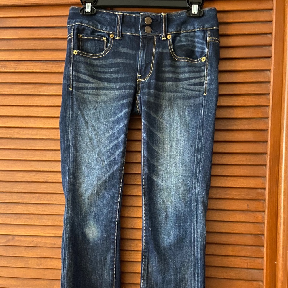 American Eagle Artist Crop Stretch Jeans Size 2